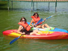Kayaking at Crown Point Resort on Lake Kegonsa