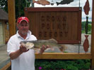 Walleye caught at Crown Point Resort